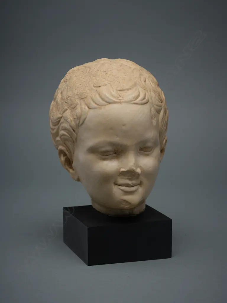 Grecian bust – head of a temple boy, Image 1++